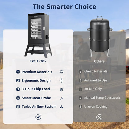 EAST OAK 30" Digital Electric Smoker