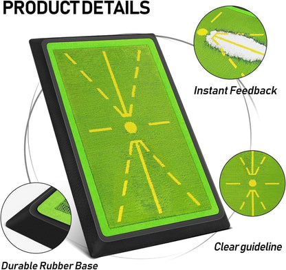 Divot Board Swing Mat 12x17" | Golf Swing Path Training Aid