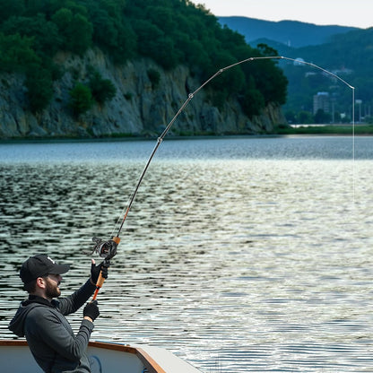 Baitcasting Rod and Reel Combo — Cork Grip Casting Rod & Baitcaster Set