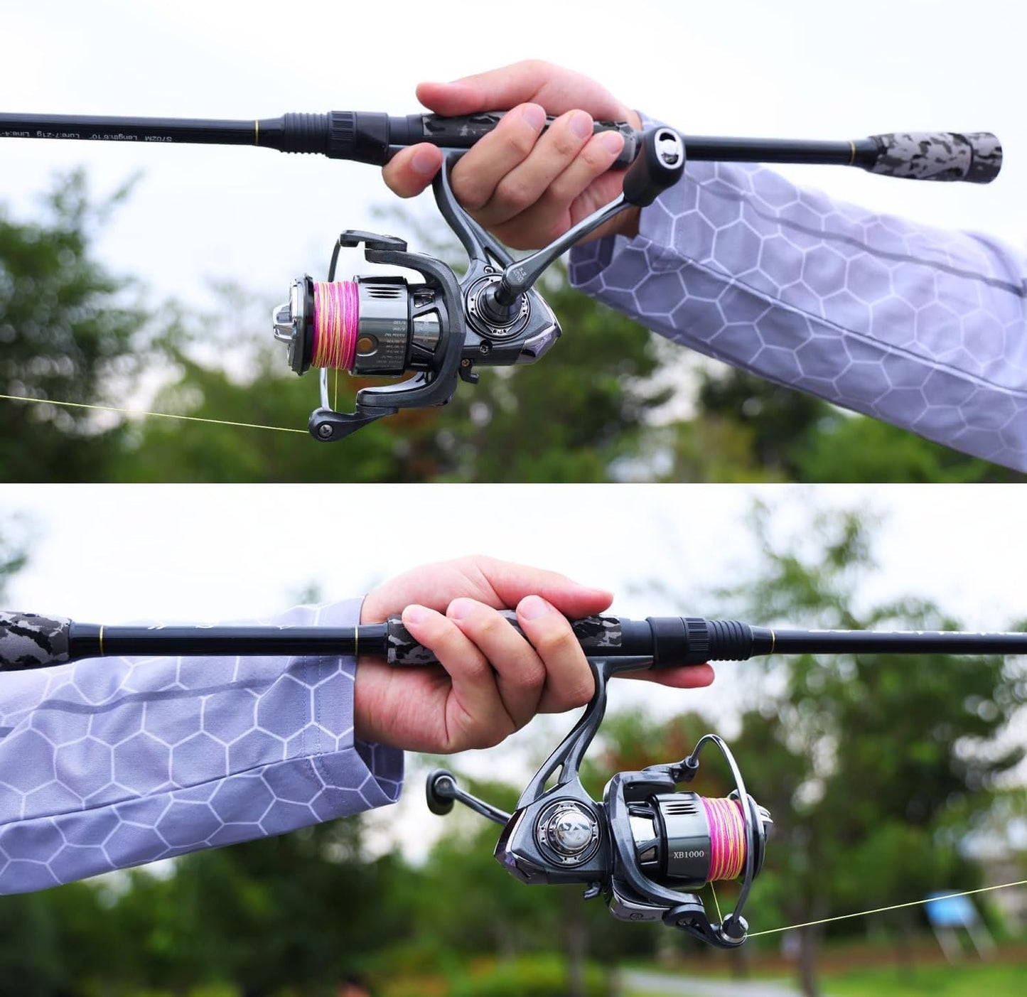 Sougayilang Fishing Rod and Reel Combo — Spinning Rod & Reel Set