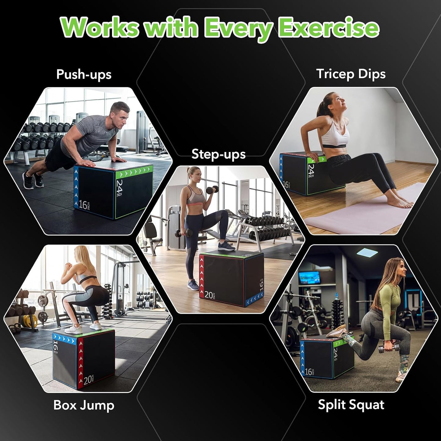 Goplus 3-in-1 Plyometric Jump Box