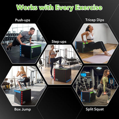 Goplus 3-in-1 Plyometric Jump Box
