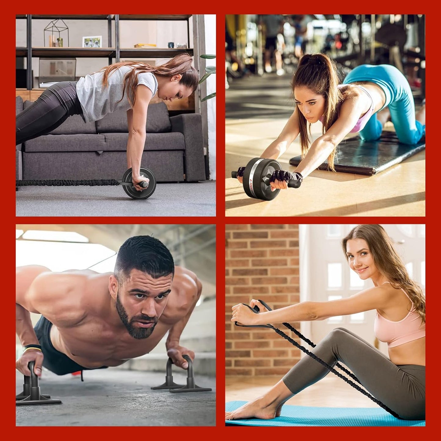 EnterSports Ab Roller Wheel for Abs Workout