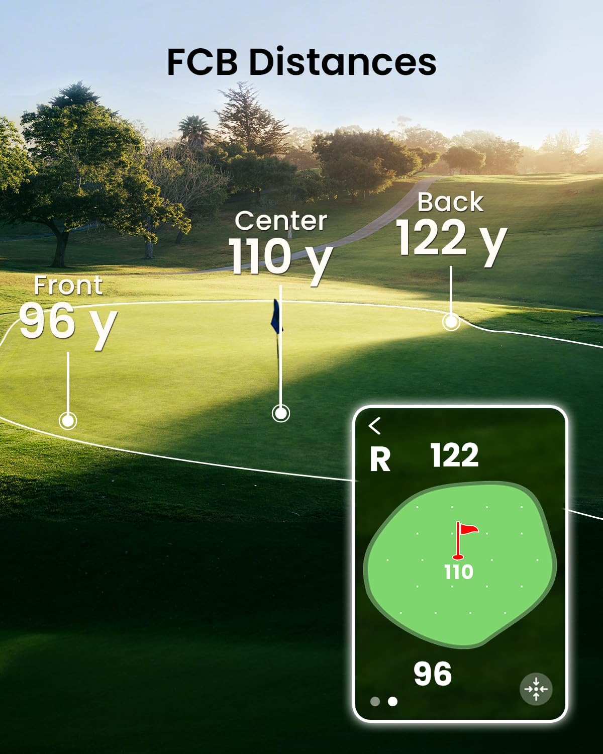 MILESEEY GeneSonic Pro Golf GPS Speaker with 43K+ Courses