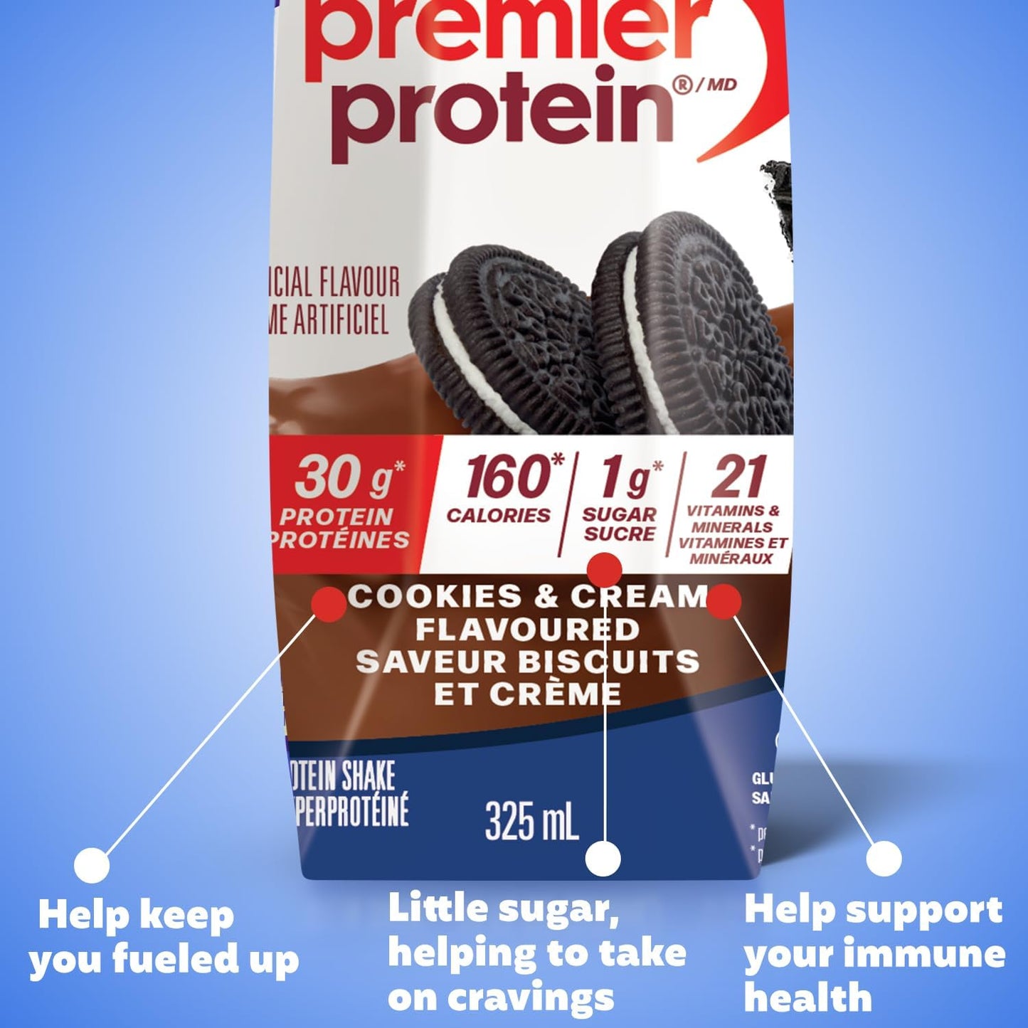 Premier Protein Shake, Cookies & Cream, 30g Protein