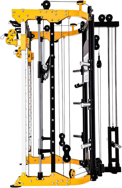 Altas Strength 3059 Smith Machine Home Gym with 1000 lb Capacity and Cables