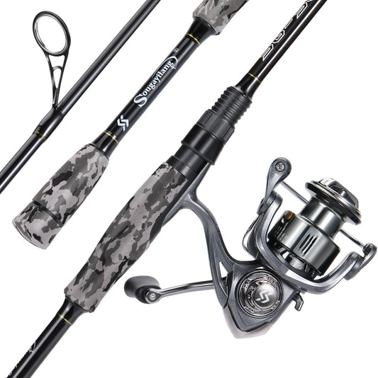 Sougayilang Fishing Rod and Reel Combo — Spinning Rod & Reel Set