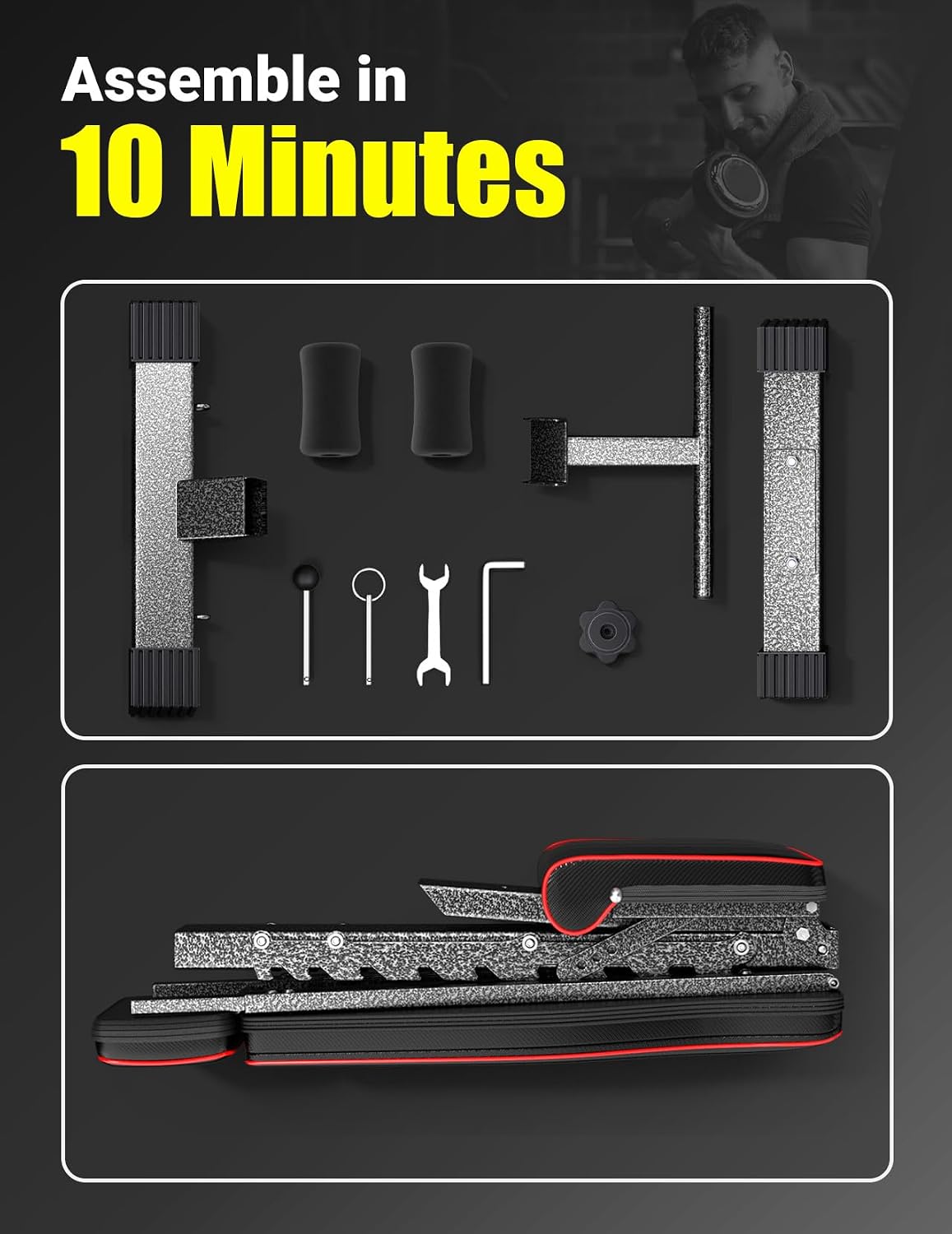 YOLEO Adjustable Weight Bench