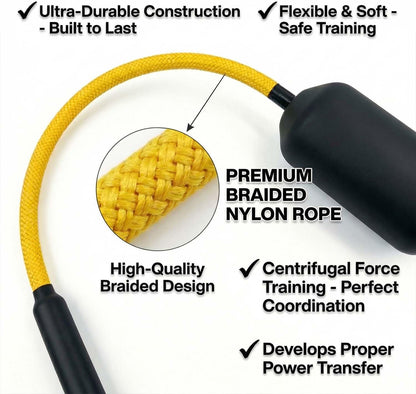 Baseball Swing Trainer Bat – 12 Soft Practice Balls & Carry Bag