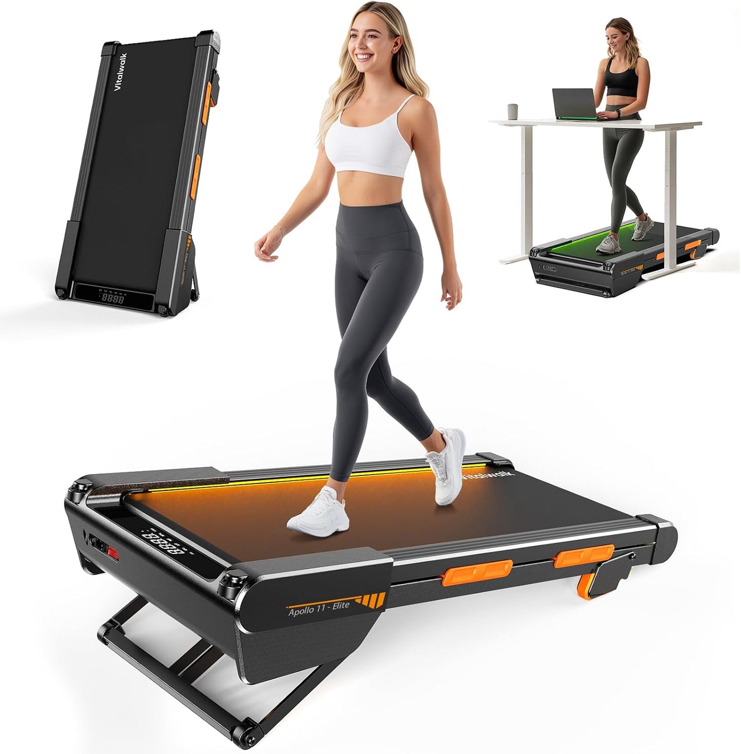 Vitalwalk Walking Pad with Auto Incline
