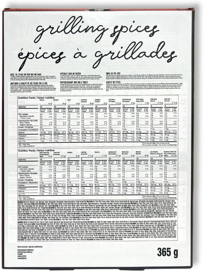 20-Pack BBQ Rubs & Seasoning Variety Set – Grilling Spice Gift