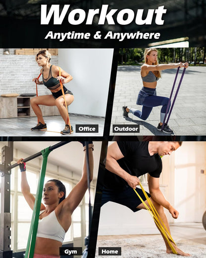 Zacro Resistance Bands Set - Pull Up Bands Set for Men and Women