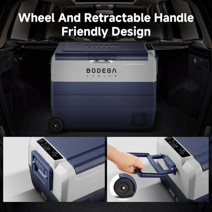 BODEGACOOLER 12 Volt Portable Refrigerator,64 Quart Car Fridge