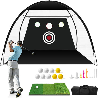 Golf Net, 10x7FT Durable Large Golf Practice Net