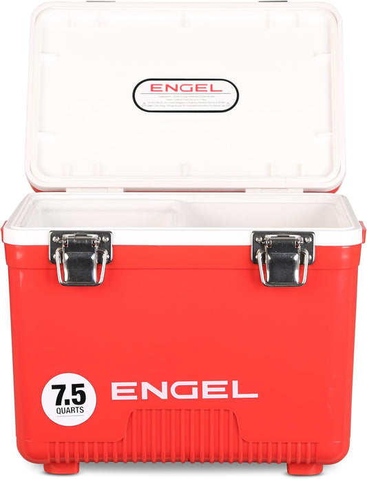 Engel UC7 7.5qt Leak-Proof, Air Tight, Drybox Cooler and Small Hard Shell Lunchbox