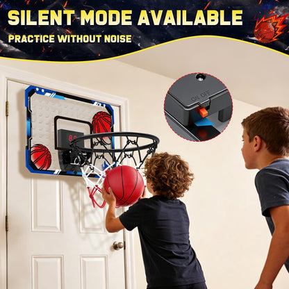 EagleStone Indoor Basketball Hoop – Electronic Scoring & Foldable Dunk Rim