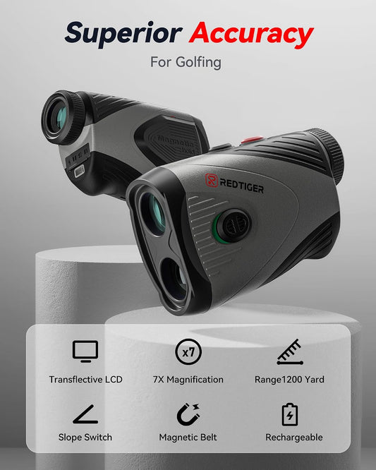 REDTIGER 1200 Yards Golf Range Finder with Slope