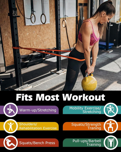 Zacro Resistance Bands Set - Pull Up Bands Set for Men and Women