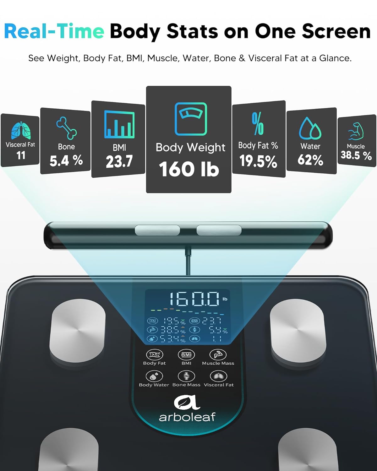 Arboleaf Scale for Body Weight and Fat