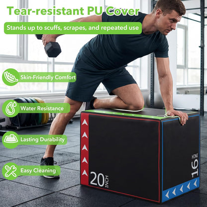 Goplus 3-in-1 Plyometric Jump Box