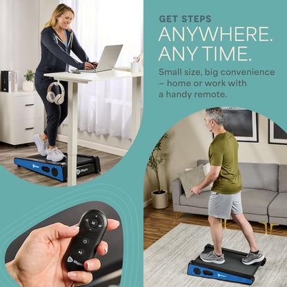 Lifepro PacerMini Walking Pad with Incline, Compact & Quiet- 220 lbs Cap