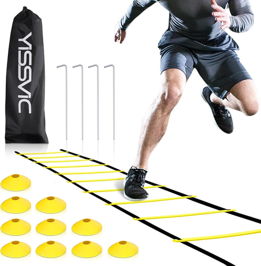 YISSVIC Agility Ladder and Cones