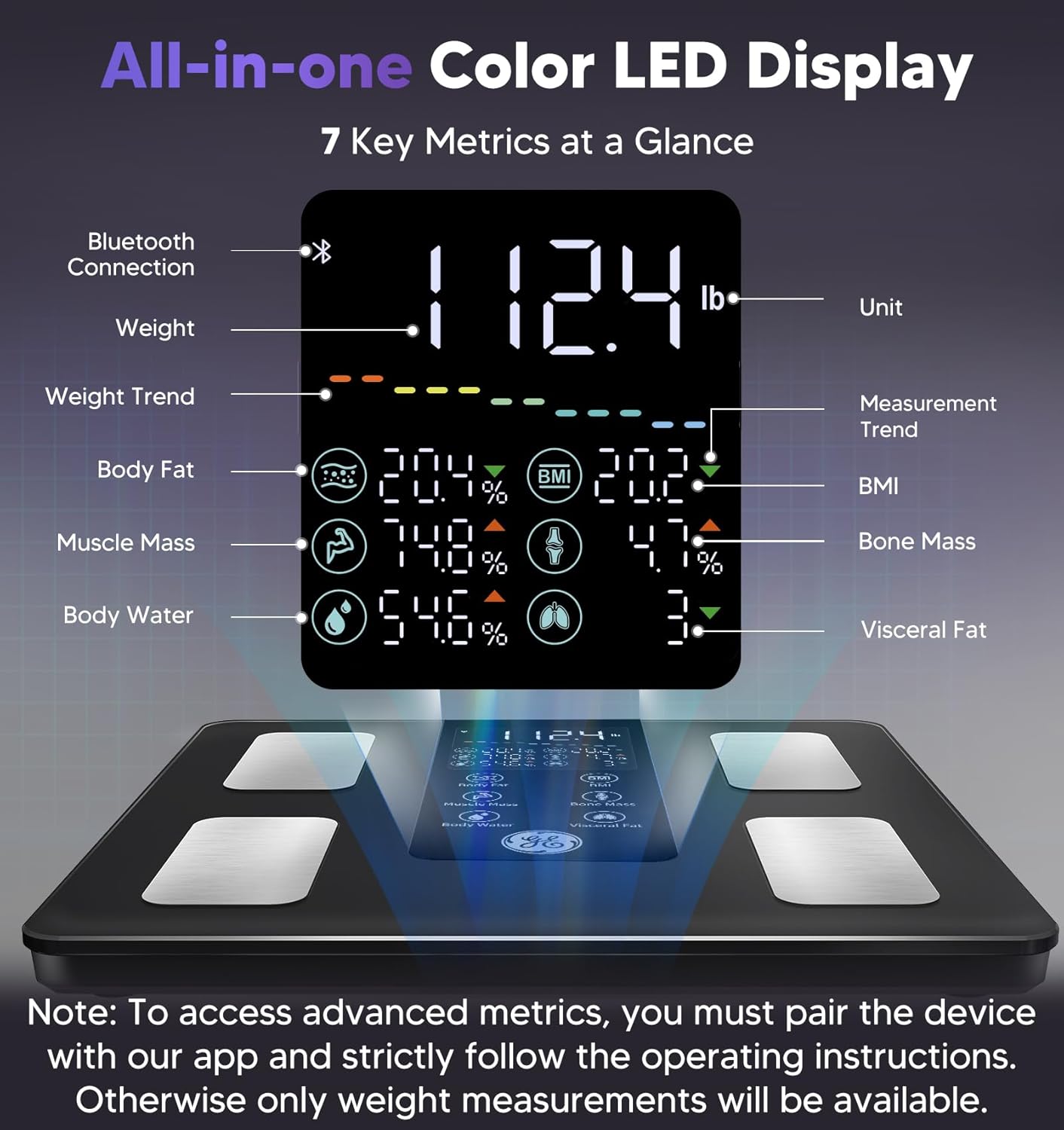 GE Smart Scale for Body Weight