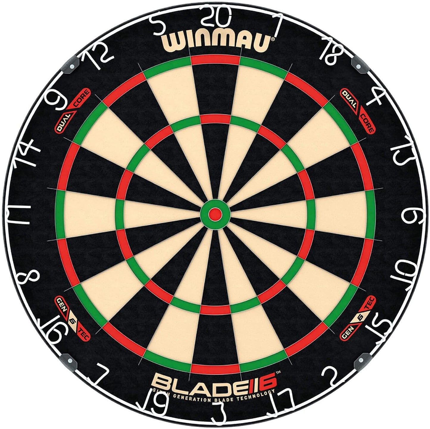 WINMAU Darts Blade 6 Dual Core Professional Dartboard with Official Tournament Specifications