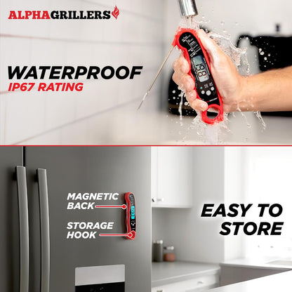 Alpha Grillers Meat Thermometer Digital