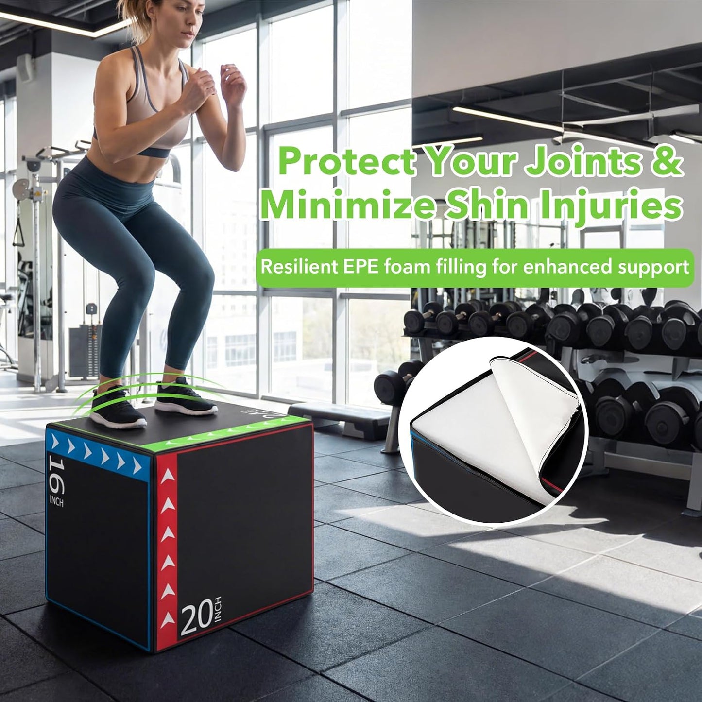 Goplus 3-in-1 Plyometric Jump Box