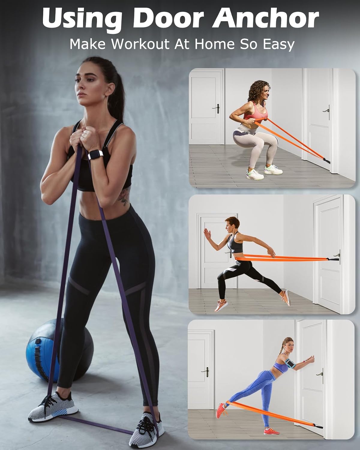 Zacro Resistance Bands Set - Pull Up Bands Set for Men and Women