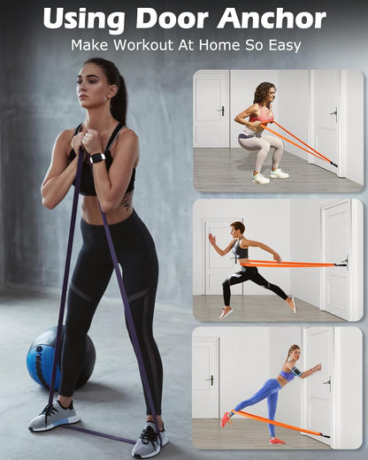 Zacro Resistance Bands Set - Pull Up Bands Set for Men and Women
