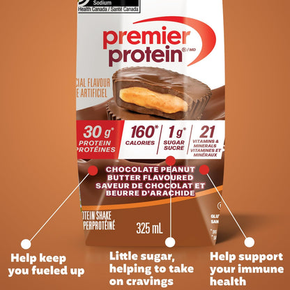 Premier Protein Shake, Chocolate Peanut Butter, 30g Protein