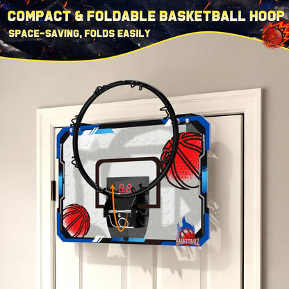 EagleStone Indoor Basketball Hoop – Electronic Scoring & Foldable Dunk Rim