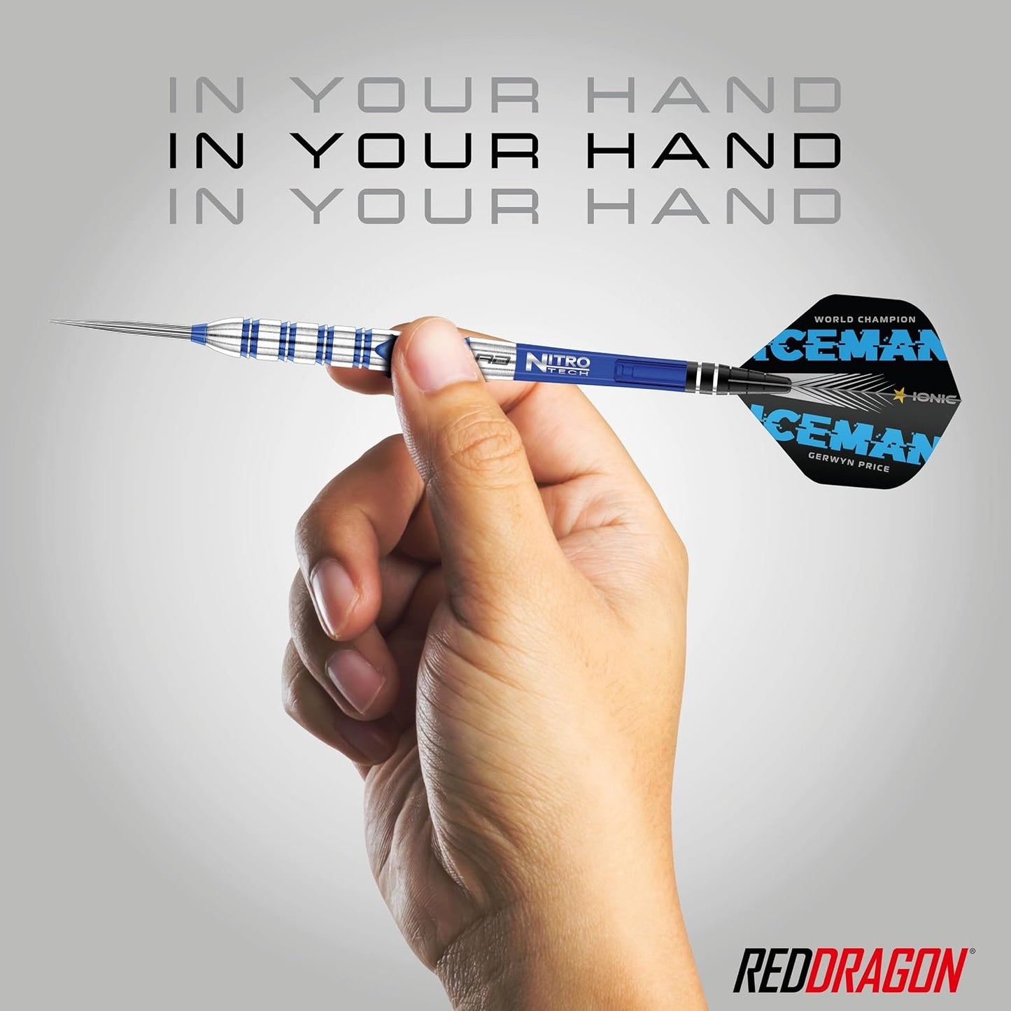 Gerwyn Price 24g Tungsten Darts Set with Flights and Stems