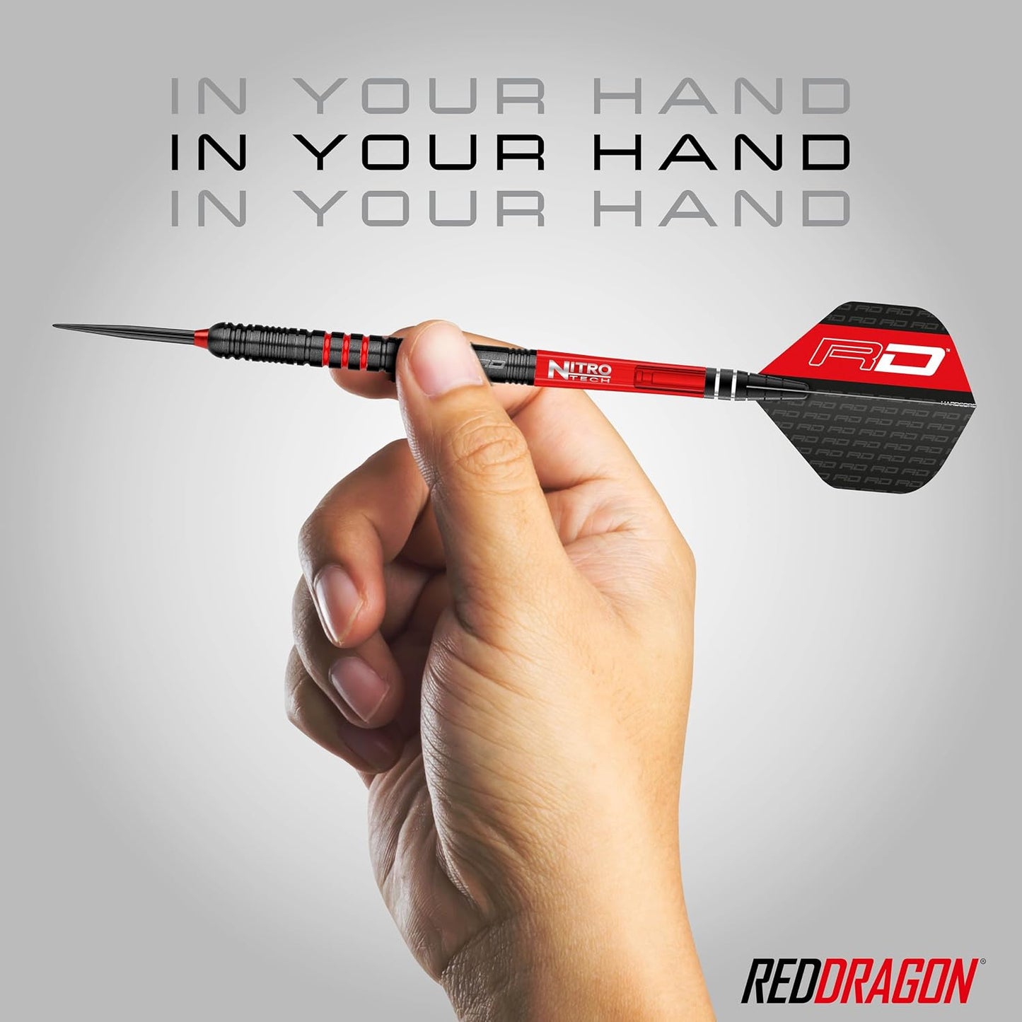 Red Dragon Milano RS: 26g - 90% Tungsten Steel Darts with Flights and Stems