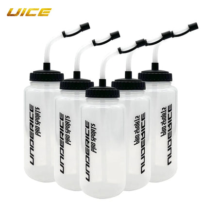 UICE Ice Hockey Water Bottle 5pcs Set Sports Water Bottle BPA Free Long Mouth/Bent Pipe/Short Mouth Hockey Accessories
