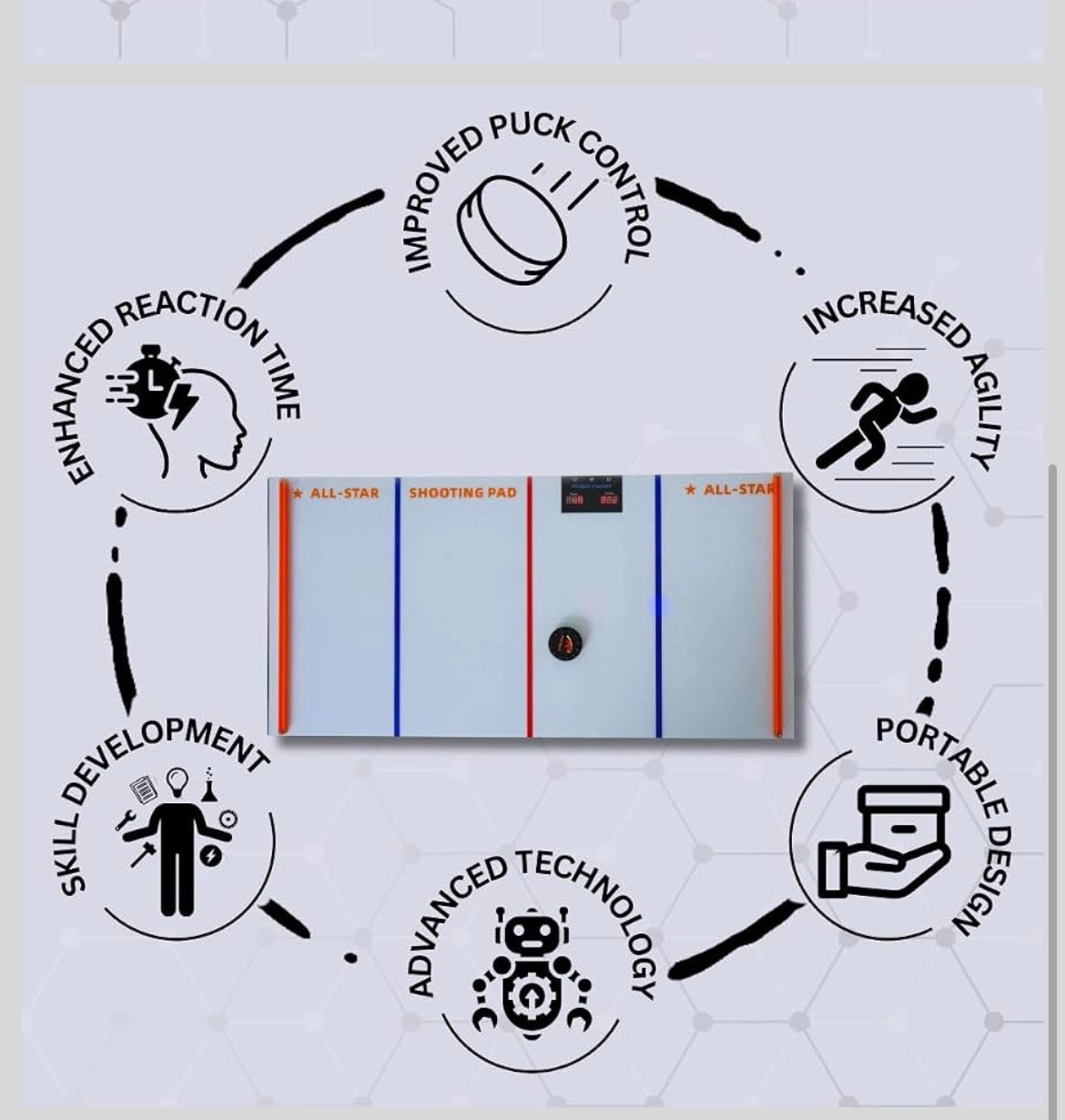 Potent Mini Dangler Smart Hockey Trainer