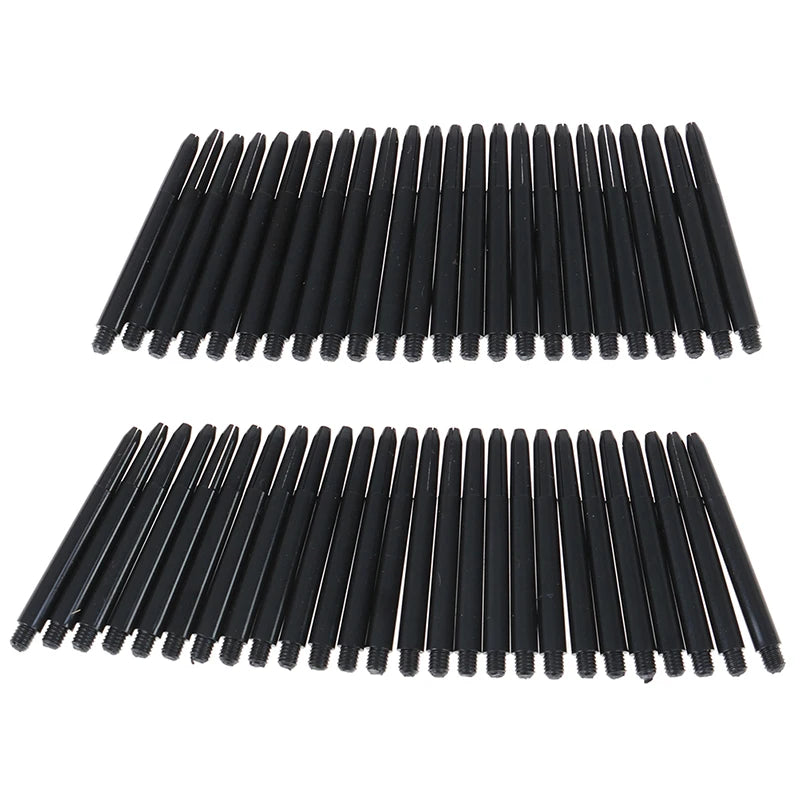 50Pcs/lot 48mm Nylon Dart Shafts 2BA Screw Thread Plastic Darts Rod Stems Darts Accessories For 2BA Screw Thread Standard
