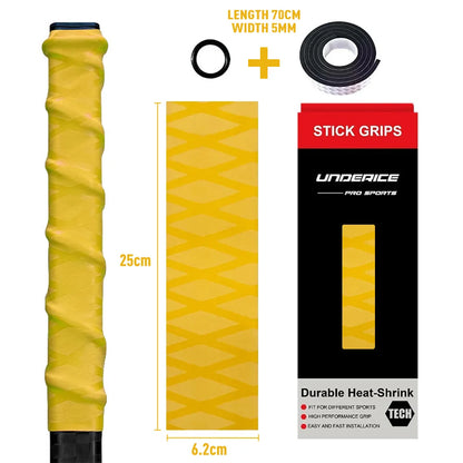 Heat Shrinkable Ice Hockey Grip Tape Non-Slip 5 Colour Ice Hockey Stick Grips For Racket Hockey Training Accessories