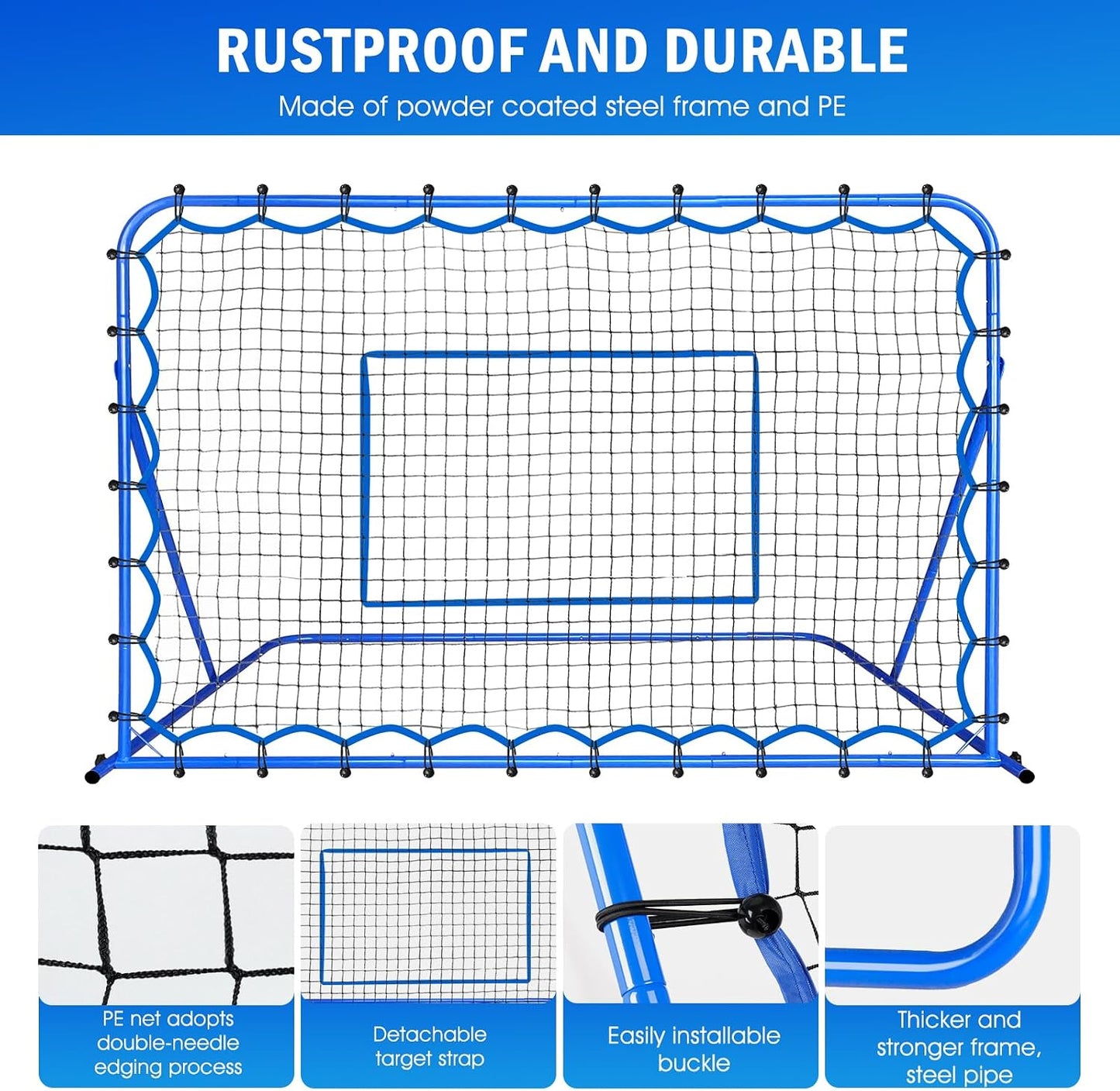 Winthai Multi-Sport Rebounder Net – Soccer, Baseball & Volleyball Training