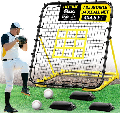 Dimples Excel 4x4.5 FT Heavy-Duty Baseball Rebounder