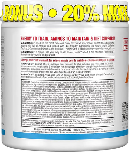 ALLMAX ACUTS Amino Energy Powder, Blue Raspberry