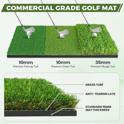 Golf Net, 10x7FT Durable Large Golf Practice Net