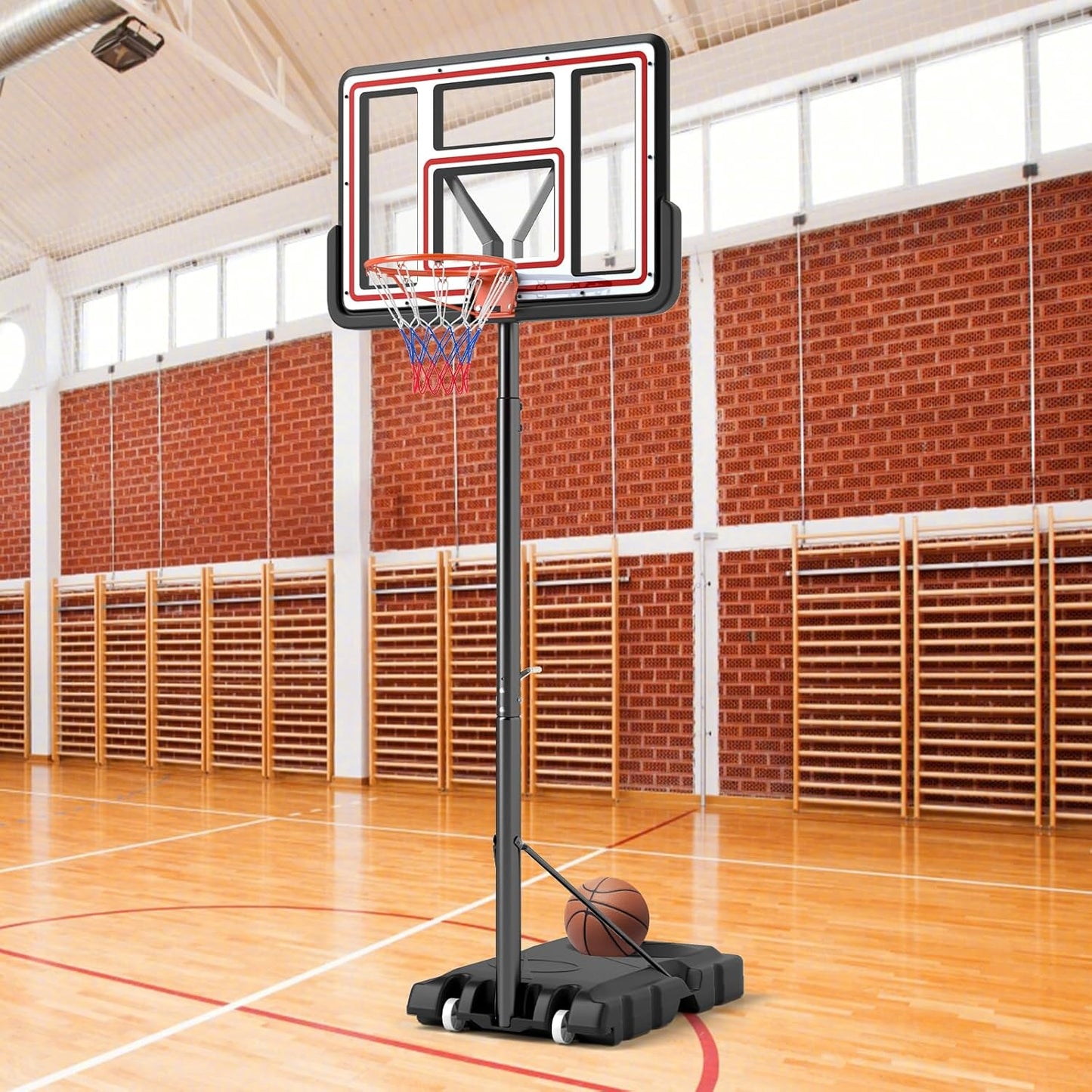 Giantex Basketball Hoop Outdoor - 7.4-10 FT