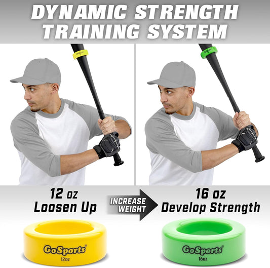 GoSports Baseball and Softball Bat Weights