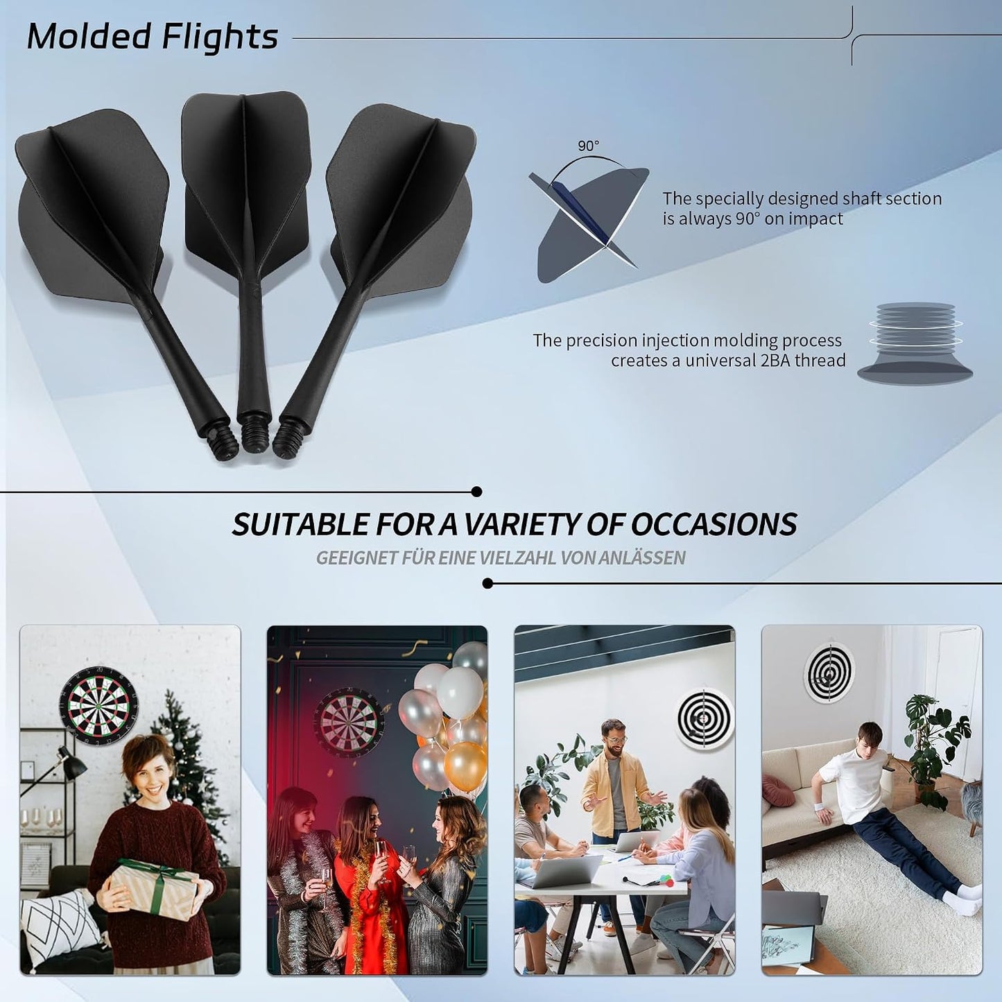 CyeeLife Integrated Dart Flight and Shaft System