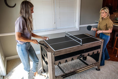56” 4-in-1 Swivel Multi-Game Table