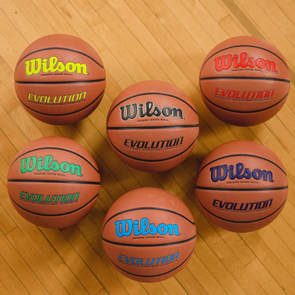 Wilson WTB0586R Evolution Game Basketball-Size 6