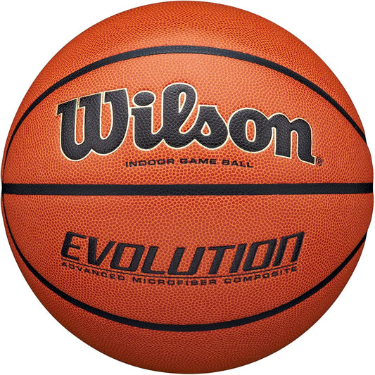 Wilson WTB0586R Evolution Game Basketball-Size 6